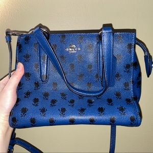 Blue black rouse Coach Purse